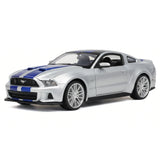[Maisto] 1:24 Ford 2014 Mustang Street Racer Silver Model Car Die-Cast