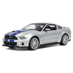 [Maisto] 1:24 Ford 2014 Mustang Street Racer Silver Model Car Die-Cast