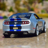[Maisto] 1:24 Ford 2014 Mustang Street Racer Silver Model Car Die-Cast