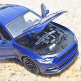 [Maisto] 1:24 Ford 2015 Mustang GT Blue Model Car Die-Cast