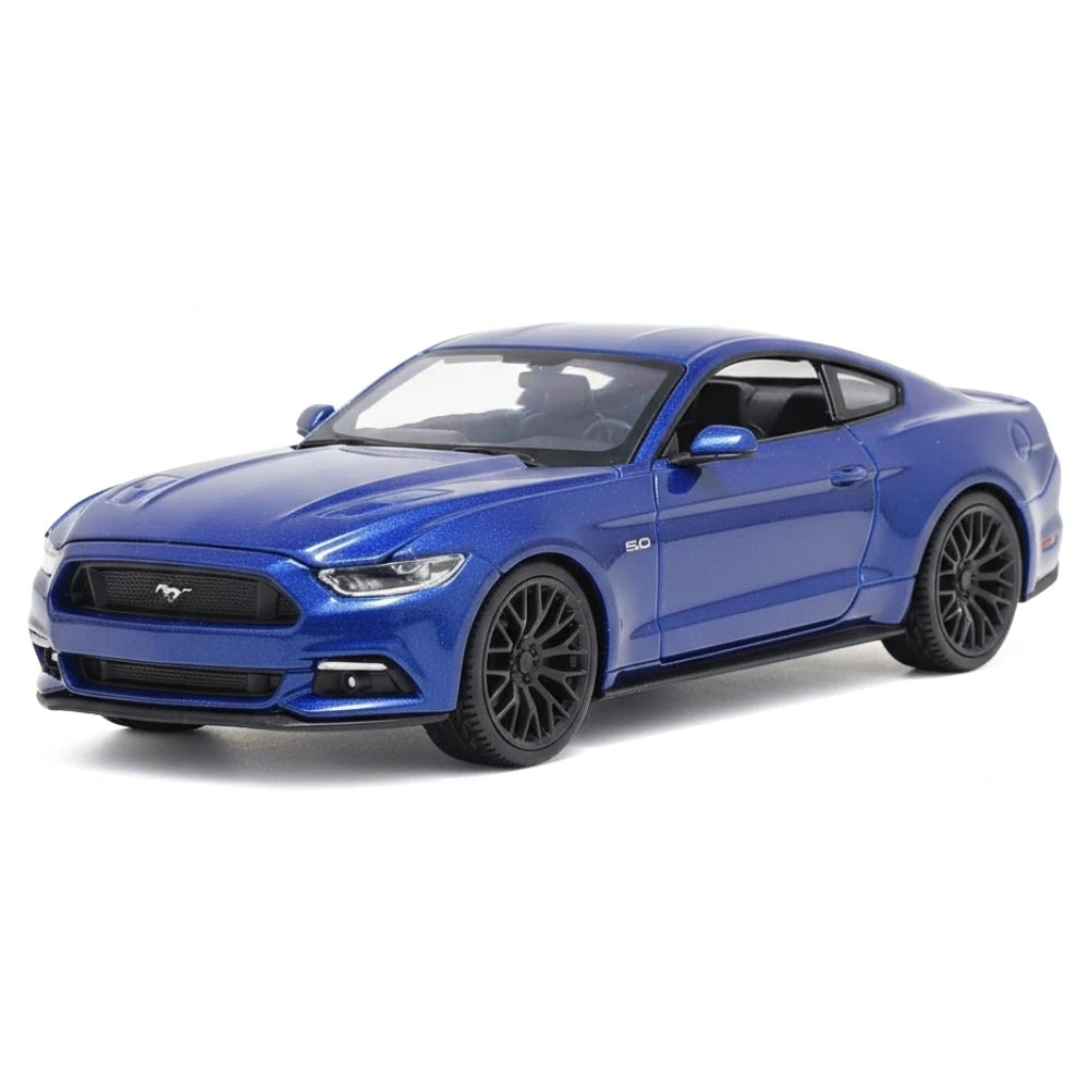 [Maisto] 1:24 Ford 2015 Mustang GT Blue Model Car Die-Cast