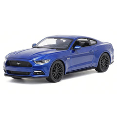 [Maisto] 1:24 Ford 2015 Mustang GT Blue Model Car Die-Cast