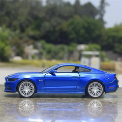 [Maisto] 1:24 Ford 2015 Mustang GT Custom Blue Model Car Die-Cast