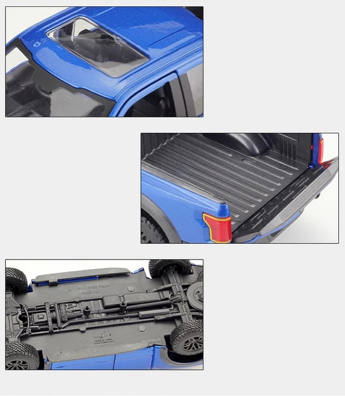 [Maisto] 1:24 Ford 2020 F-150 Raptor Blue Model Car Die-Cast