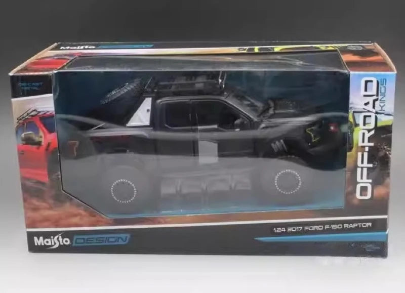 [Maisto] 1:24 Ford 2020 F-150 Raptor Off-Road Black Model Car Die-Cast