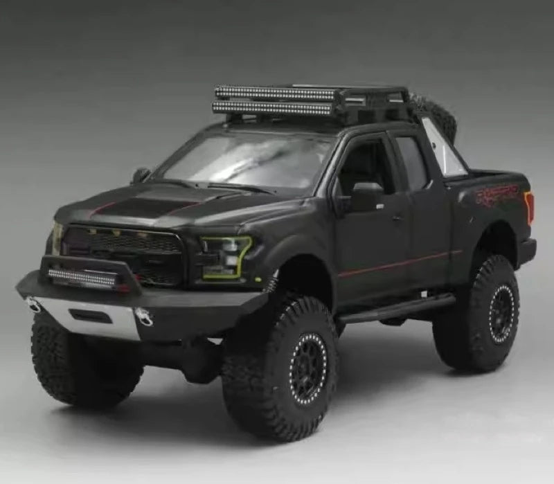 [Maisto] 1:24 Ford 2020 F-150 Raptor Off-Road Black Model Car Die-Cast