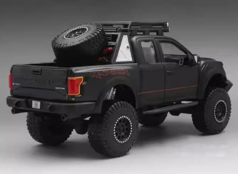 [Maisto] 1:24 Ford 2020 F-150 Raptor Off-Road Black Model Car Die-Cast