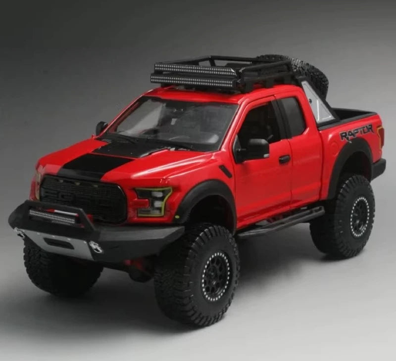 [Maisto] 1:24 Ford 2020 F-150 Raptor Off-Road Red Model Car Die-Cast
