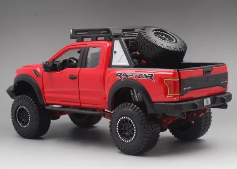 [Maisto] 1:24 Ford 2020 F-150 Raptor Off-Road Red Model Car Die-Cast