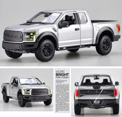 [Maisto] 1:24 Ford 2020 F-150 Raptor argento modellino di auto Die-Cast