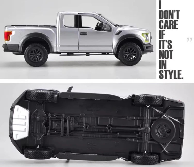 [Maisto] 1:24 Ford 2020 F-150 Raptor argento modellino di auto Die-Cast