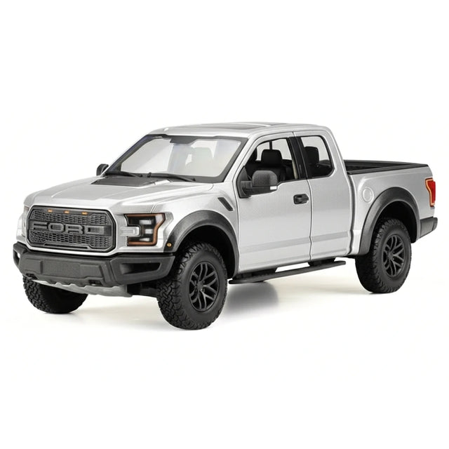 [Maisto] 1:24 Ford 2020 F-150 Raptor Silver Model Car Die-Cast