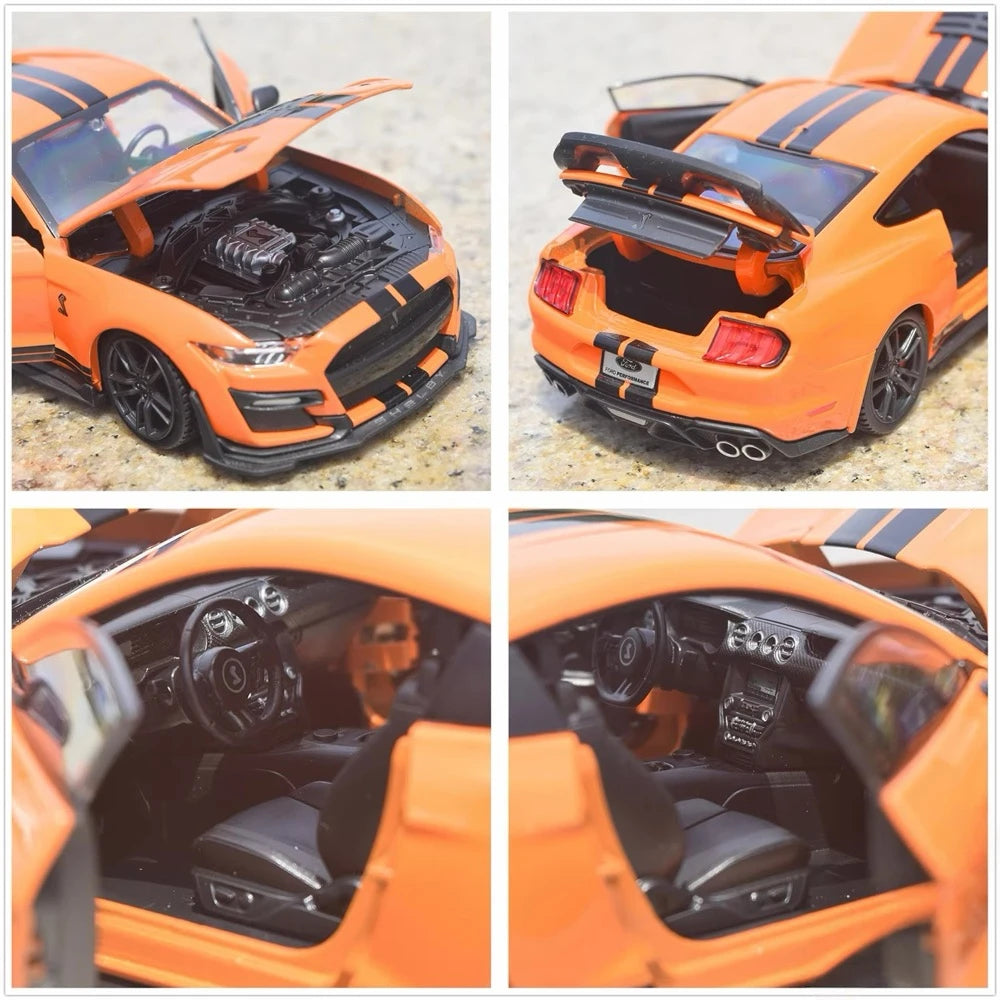 [Maisto] 1:24 Ford 2020 Shelby GT500 Orange Model Car Die-Cast
