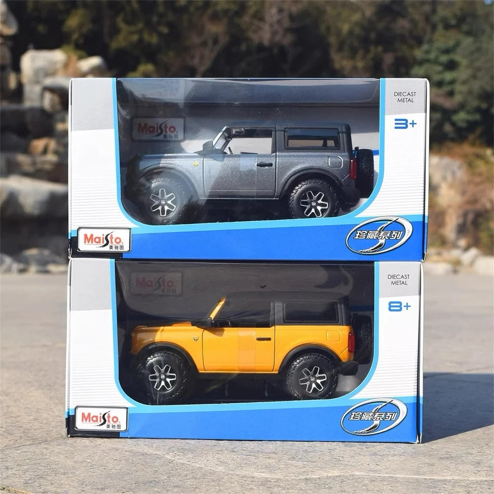 [Maisto] 1:24 Ford 2021 Bronco Orange Model Car Die-Cast