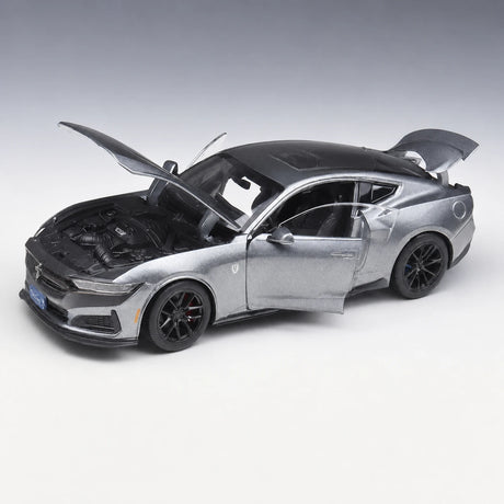 [Maisto] 1:24 Ford 2024 Mustang Dark Horse Gray Model Car Die-Cast