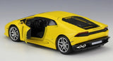 [Maisto] 1:24 Lamborghini 2016 Huracan LP610-4 Yellow Model Car Die-Cast