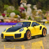 [Maisto] 1:24 Porsche 2018 911 GT2 RS Yellow Model Car Die-Cast