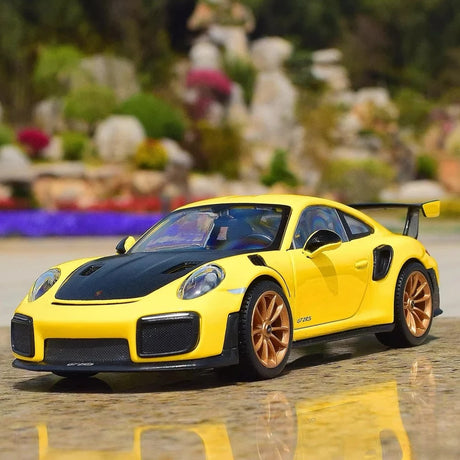 [Maisto] 1:24 Porsche 2018 911 GT2 RS Yellow Model Car Die-Cast