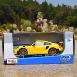 [Maisto] 1:24 Porsche 2018 911 GT2 RS Yellow Model Car Die-Cast