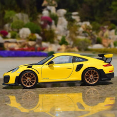 [Maisto] 1:24 Porsche 2018 911 GT2 RS Yellow Model Car Die-Cast