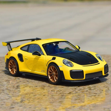 [Maisto] 1:24 Porsche 2018 911 GT2 RS Yellow Model Car Die-Cast