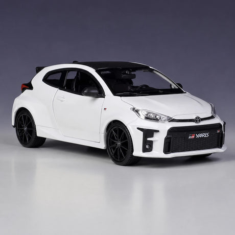 Maisto Toyota 2024 GR Yaris White 1:24 – model wyświetlacza odlewany z odlewu
