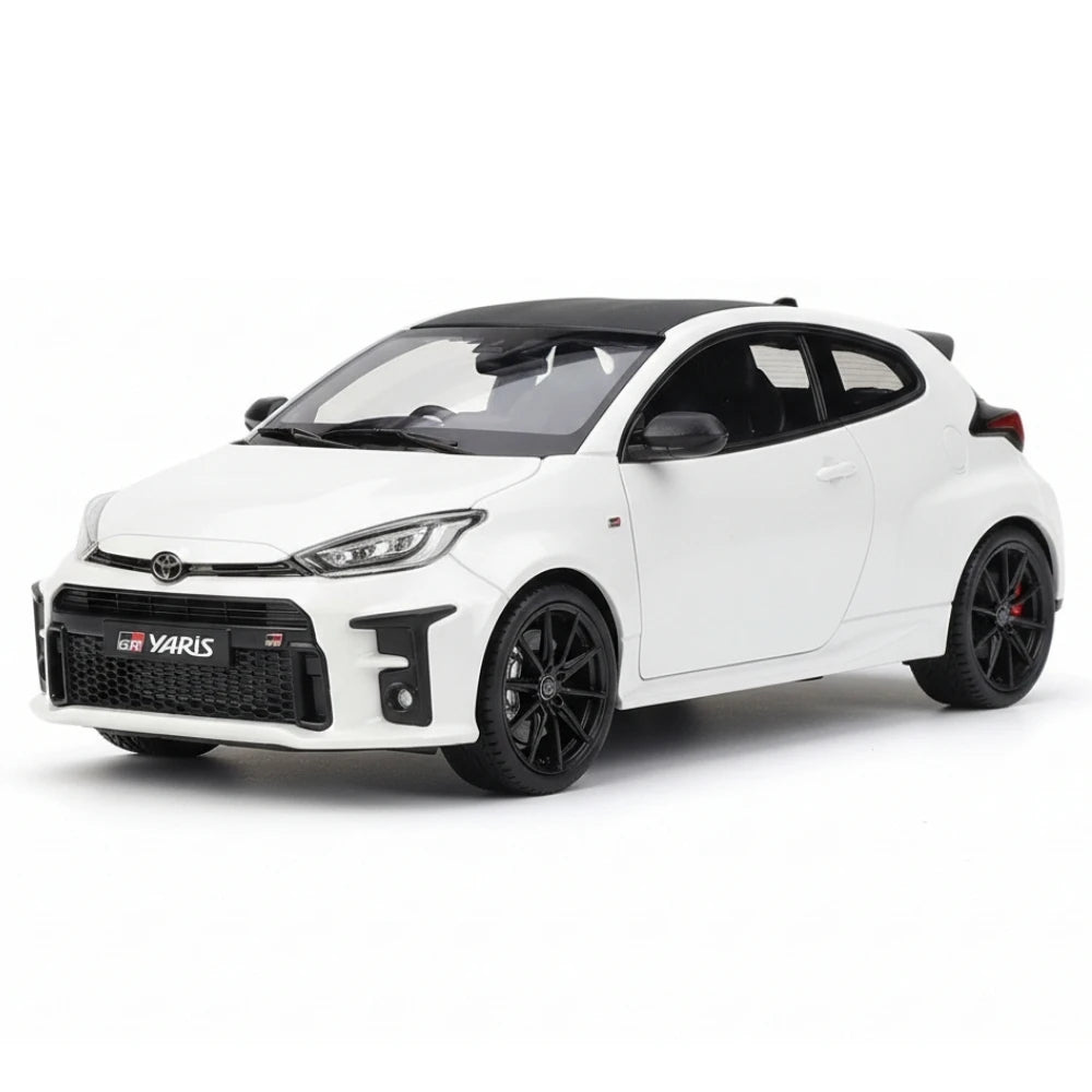 [Maisto] 1:24 Toyota 2024 GR Yaris bianco modellino di auto Die-Cast