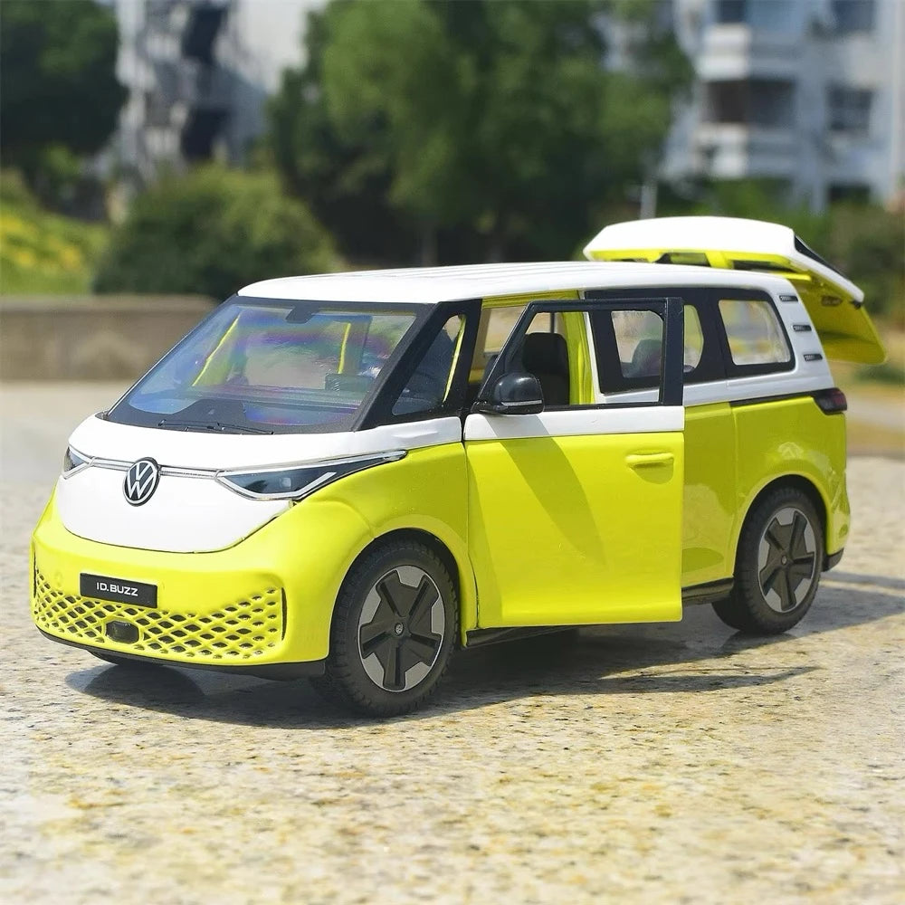[Maisto] 1:24 Volkswagen 2022 ID. Buzz jaune voiture miniature Die-Cast