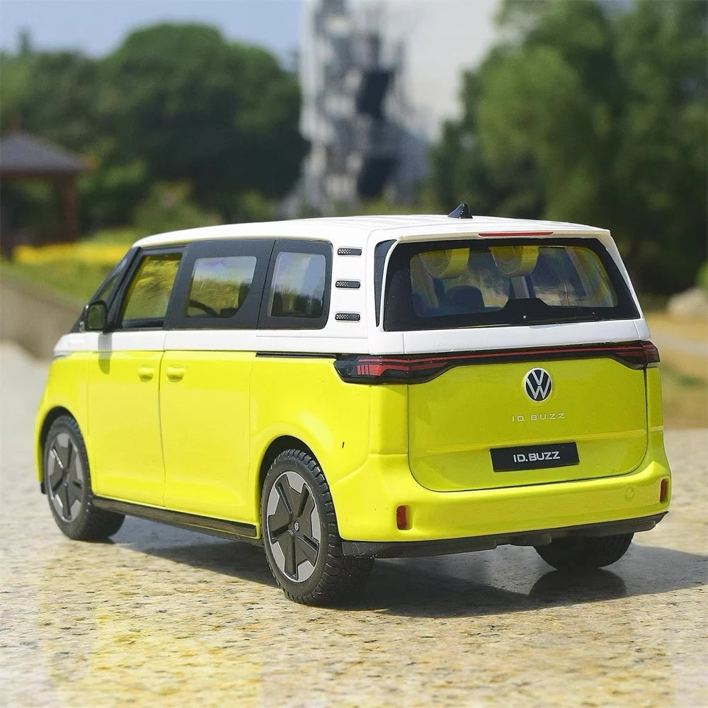 [Maisto] 1:24 Volkswagen 2022 ID. Buzz Yellow Model Car Die-Cast