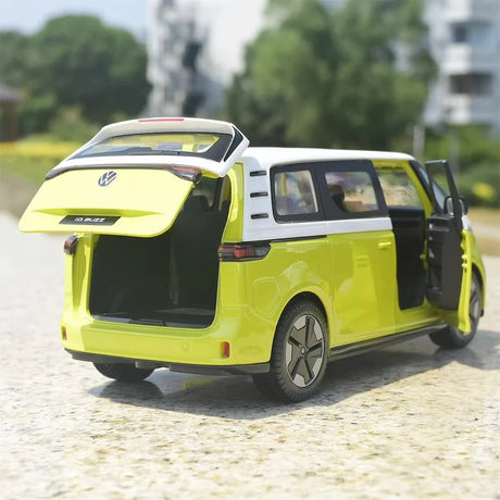 Maisto Volkswagen 2022 ID. Buzz Yellow 1:24 – Model wyświetlacza odlewany z odlewu