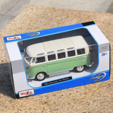 [Maisto] 1:24 Volkswagen 1962 T1 Microbus Green Model Car Die-Cast