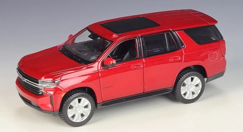 [Maisto] 1:24 Chevrolet 2021 Tahoe rosso modellino di auto Die-Cast