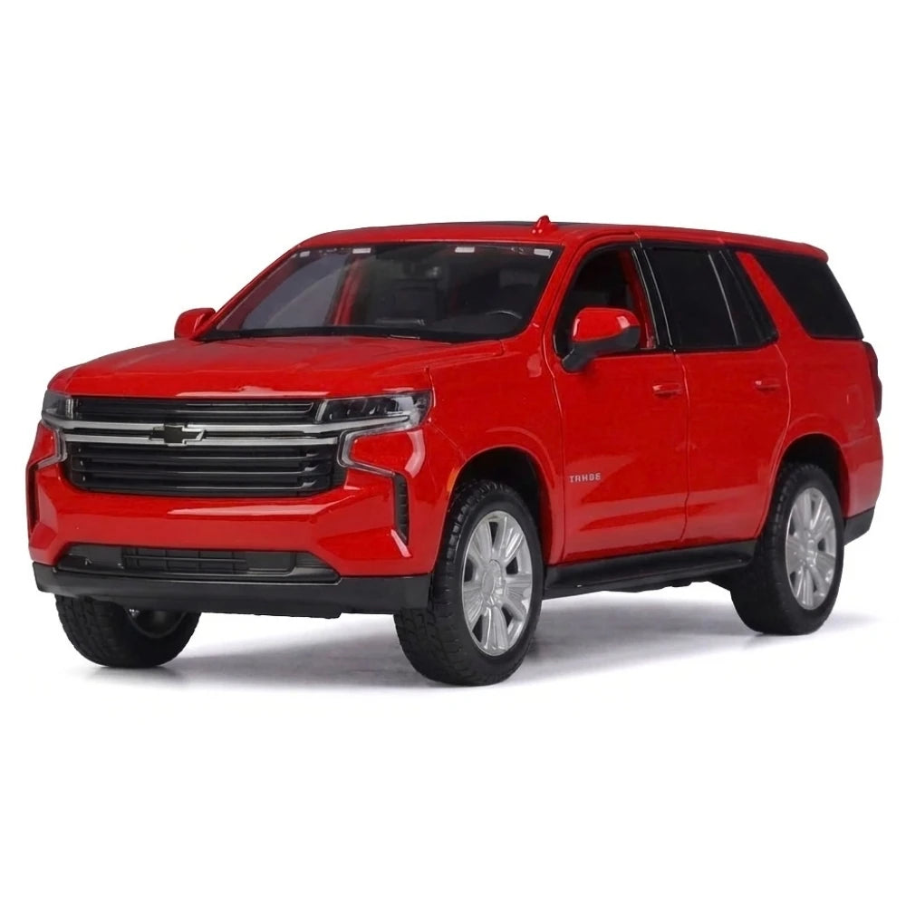 [Maisto] 1:24 Chevrolet 2021 Tahoe rosso modellino di auto Die-Cast