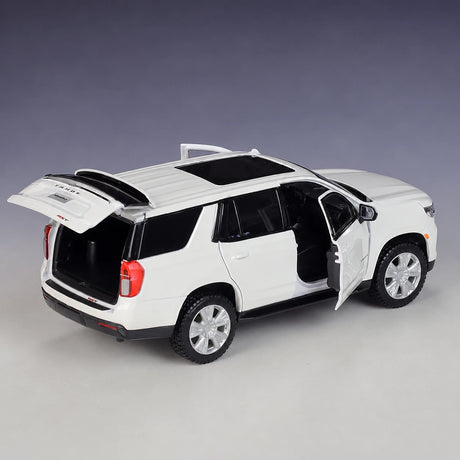 [Maisto] 1:24 Chevrolet 2021 Tahoe White Model Car Die-Cast