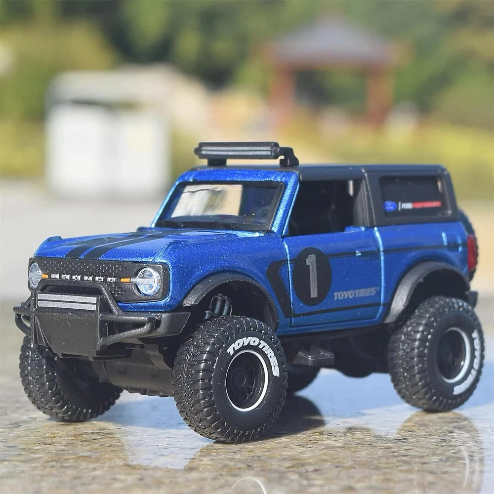 [Maisto] 1:40 Ford 2021 Bronco Modified Blue Model Car Die-Cast