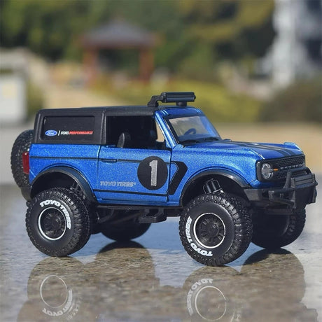 [Maisto] 1:40 Ford 2021 Bronco Modified Blue Model Car Die-Cast