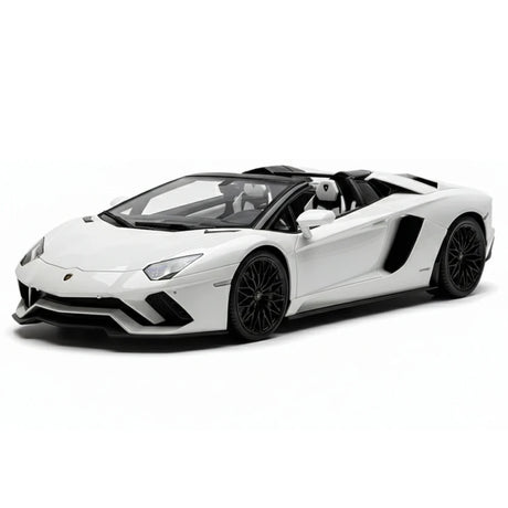 [Make Up] 1:18 Lamborghini 2015 Aventador LP750-4 SV Roadster White Model Car Resin