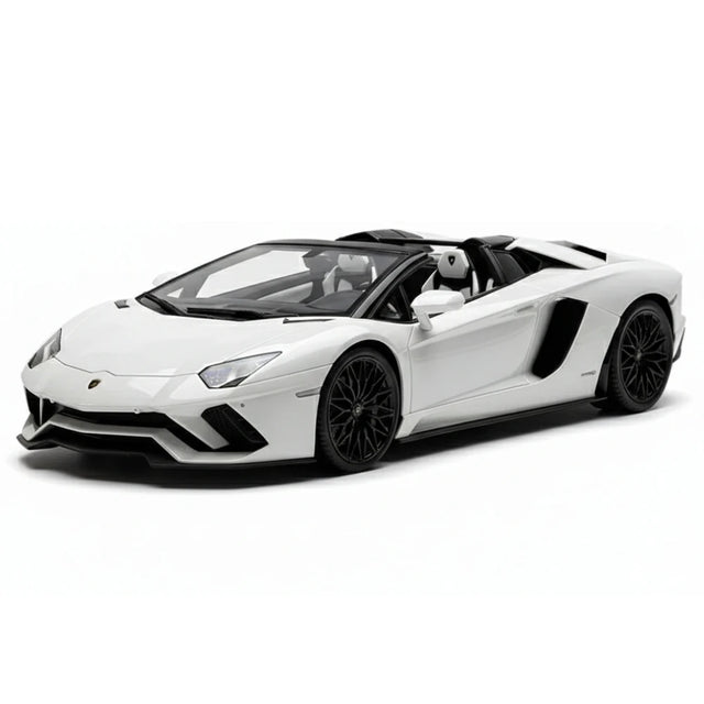 [Make Up] 1:18 Lamborghini 2015 Aventador LP750-4 SV Roadster vit modellbil resin