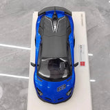 [Make Up] 1:18 Lamborghini 2018 Aventador SVJ 63 Blue Model Car Resin