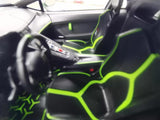 [Make Up] 1:18 Lamborghini 2018 Aventador SVJ 63 Green Model Car Resin