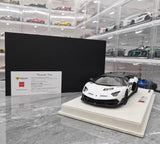 [Make Up] 1:18 Lamborghini 2018 Aventador SVJ 63 White Model Car Resin