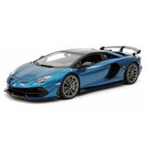 [Make Up] 1:18 Lamborghini 2019 Aventador SVJ Roadster Cyan Model Car Resin