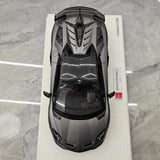 [Make Up] 1:18 Lamborghini 2019 Aventador SVJ Roadster Gray Model Car Resin
