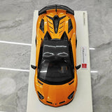 [Make Up] 1:18 Lamborghini 2019 Aventador SVJ Roadster Orange Model Car Resin