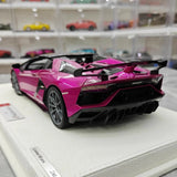 [Make Up] 1:18 Lamborghini 2019 Aventador SVJ Roadster paars modelauto Hars