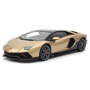 [Make Up] 1:18 Lamborghini 2021 Aventador LP780-4 Ultimae Roadster Gold Model Car Resin