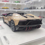 [Make Up] 1:18 Lamborghini 2021 Aventador LP780-4 Ultimae Roadster Gold Model Car Resin
