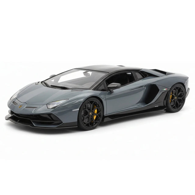 [Make Up] 1:18 Lamborghini 2021 Aventador LP780-4 Ultimae Roadster Gray Model Car Resin