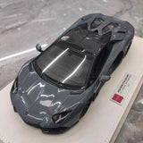 [Make Up] 1:18 Lamborghini 2021 Aventador LP780-4 Ultimae Roadster Gray Model Car Resin