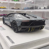 [Make Up] 1:18 Lamborghini 2021 Aventador LP780-4 Ultimae Roadster Gray Model Car Resin